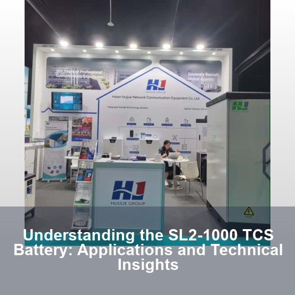 Understanding the SL2-1000 TCS Battery: Applications and Technical Insights